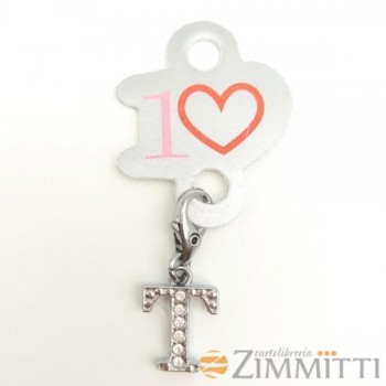 CHARM CON LETTERA T