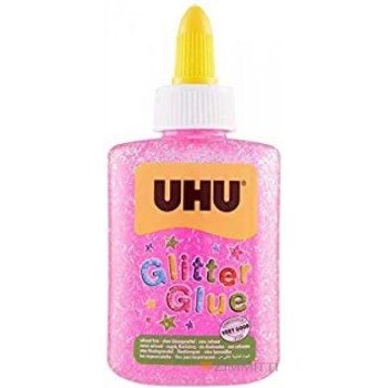 COLLA GLITTER ROSA UHU 90GR...