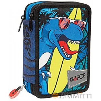 ASTUCCIO 3 ZIP GOPOP T.REX...