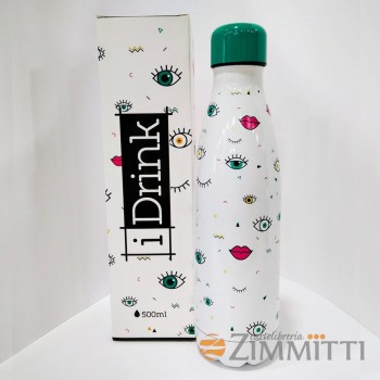 borraccia termica idrink 500ml fantasia