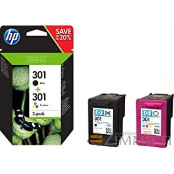 CARTUCCIA HP 301 BLACK +...