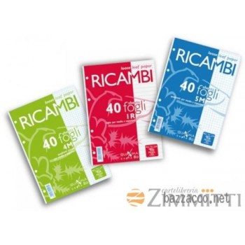 RICAMBI PER QUADERNO...
