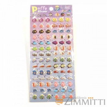 STICKER 3D NEKONI PESCI...
