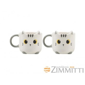 TAZZINE DA CAFFE' WHITE CAT...