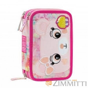 ASTUCCIO A 3 ZIP ORSO...