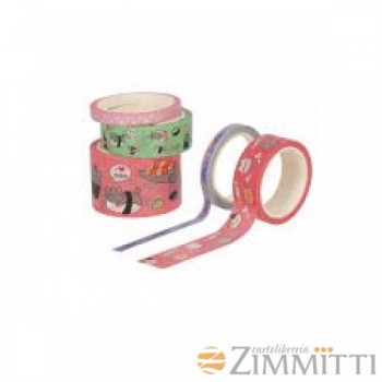 SET DA 5 NASTRI ADESIVI DI...