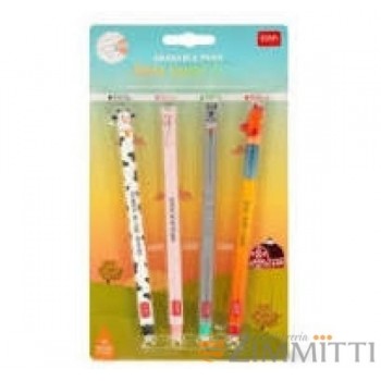 SET DA 4 PENNE CANCELLABILI...