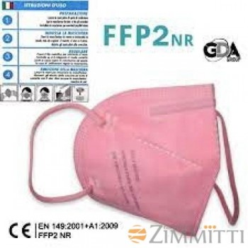 MASCHERINA FFP2 ROSA